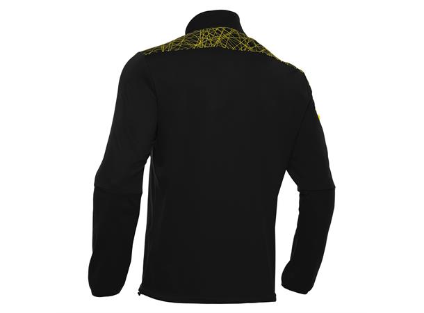 Tagus 1/4 Zip Top SORT/GUL 3XS Teknisk treningsgenser - Unisex 