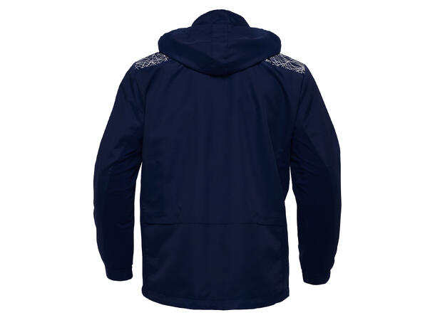 Lahti Showerjacket NAVY/HVIT XS Vann- og vindavstøtende jakke - Unisex 