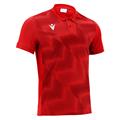 Thavil Polo RED/WHT 4XL Poloskjorte i elastisk stoff
