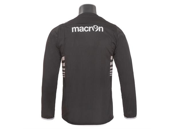 Macron Custom Felpa Genser BLK 3XS Treningsgenser med fine detaljer 