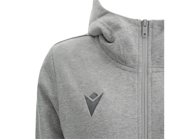 Drum Hooded Womens Jacket GRY XS Fritidsjakke i børstet fleece til dame 