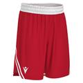 Kansas Basket Eco Shorts RED/WHT S Teknisk basketshorts - Unisex
