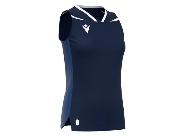 Lily Eco Sleeveless Shirt NAV/WHT M Teknisk kamp og treningsdrakt - Dame 